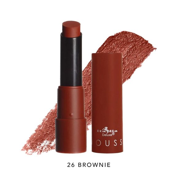 ⭐4/$15 Italia Deluxe Mousse Matte Lipstick Brownie - Picture 1 of 8